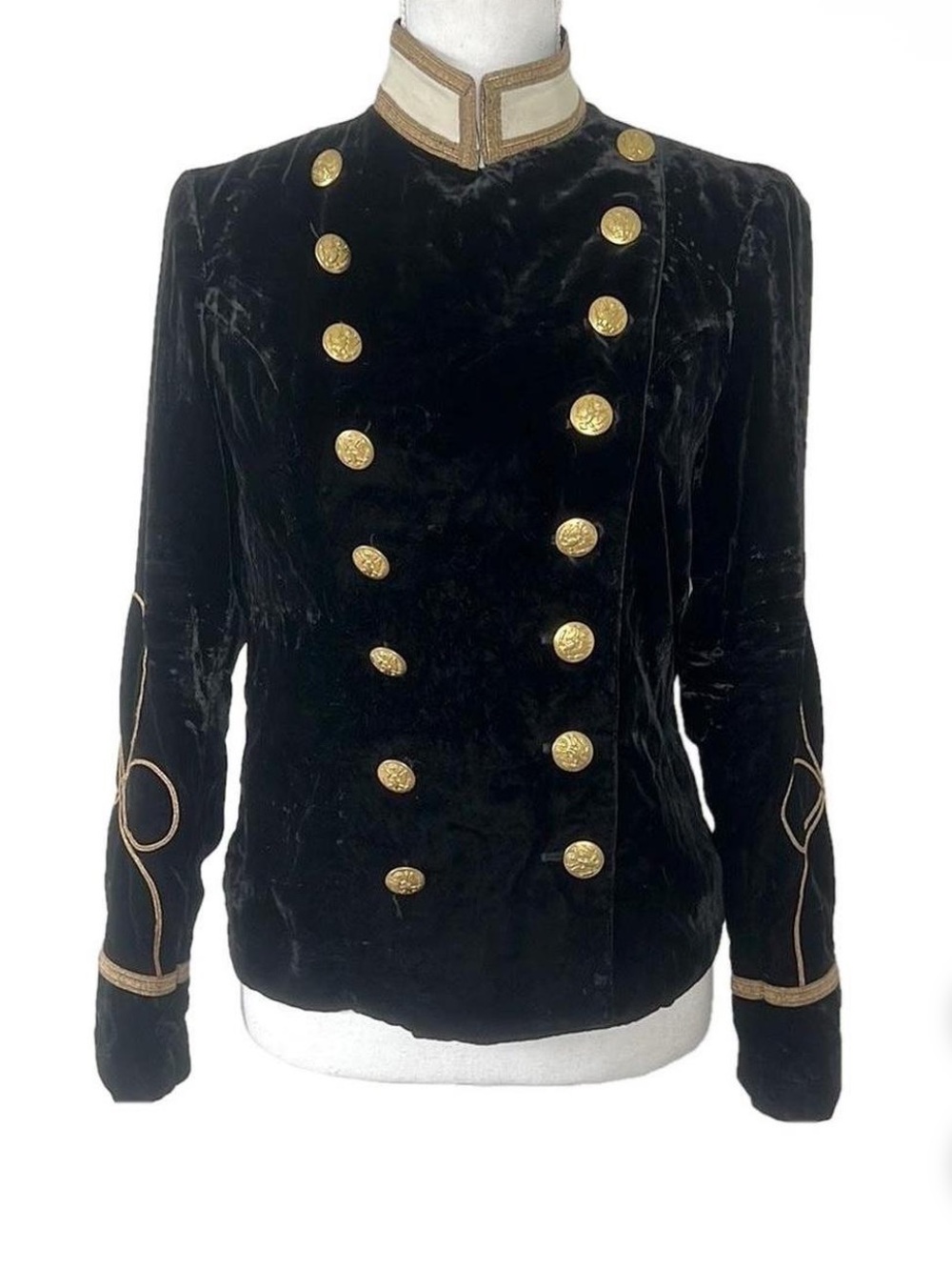 Vintage Denim & Supply Ralph Lauren velvet military jacket - Picture 3 of 6